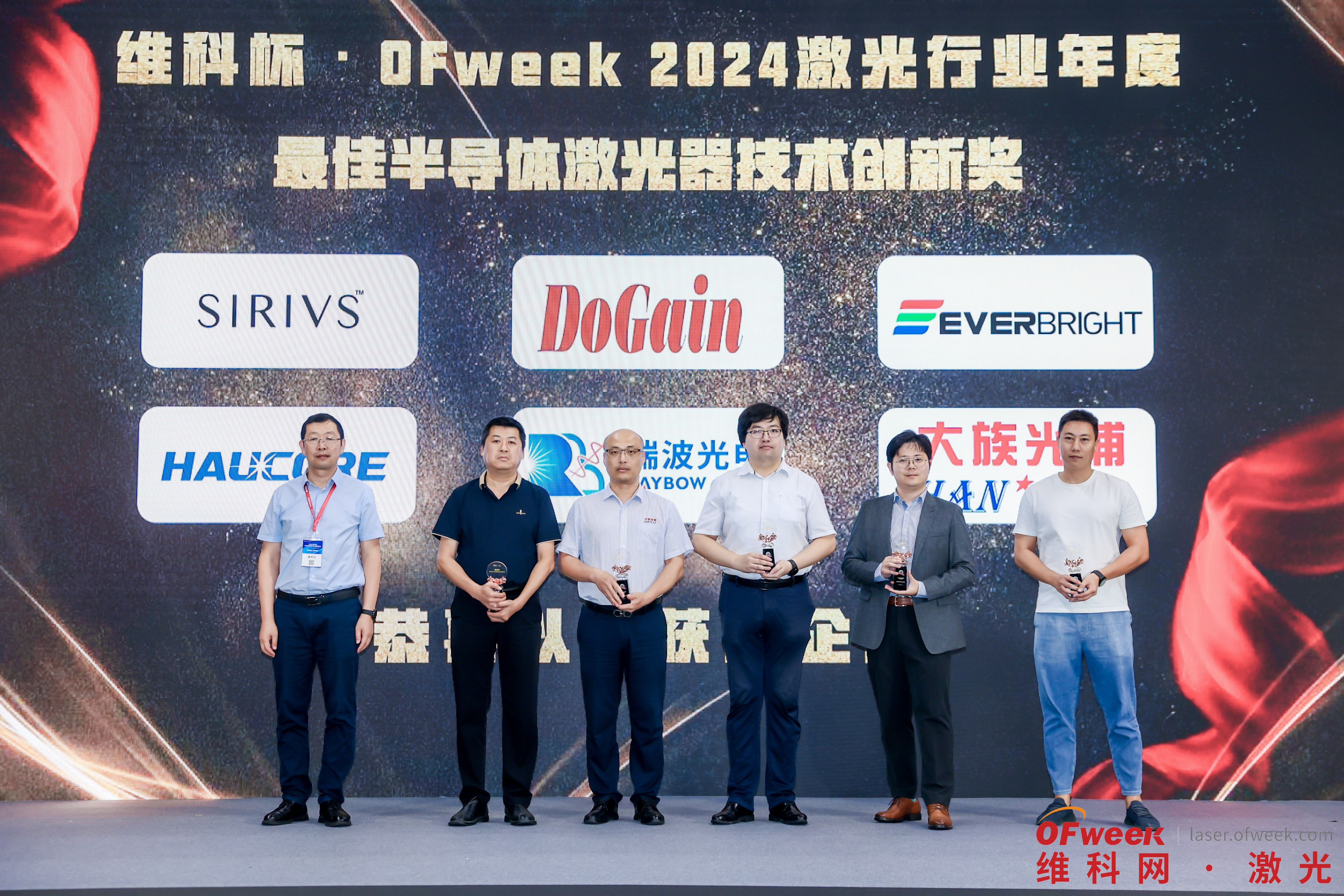 瑞波光电荣获2024OFWEEK最佳半导体激光器技术创新奖